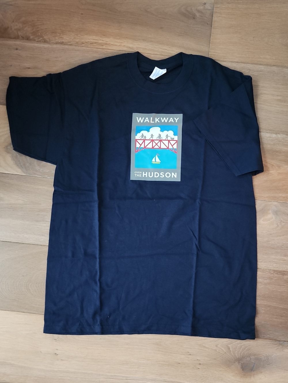 Gildan Ultra Cotton T-Shirt in Dark Blue Size L NWOT